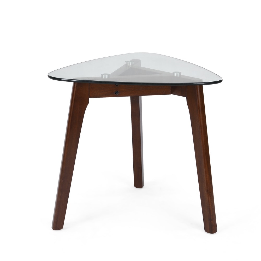 Wasco Indoor Wood and Glass End Table by Christopher Knight Home