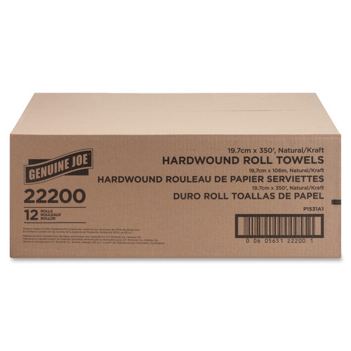 Genuine Joe Embossed Hardwound Roll Towels  GJO22200