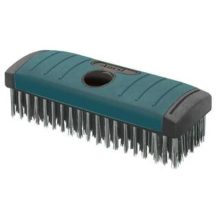 Anvil 2.5 in. x 7 in. Carbon Block 6-Row x 19-Row Wire Brush SB619-ANV