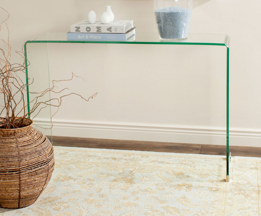 Bella Console Table  Clear   Contemporary   Console Tables   by Rustic Home Furniture Deco  Houzz