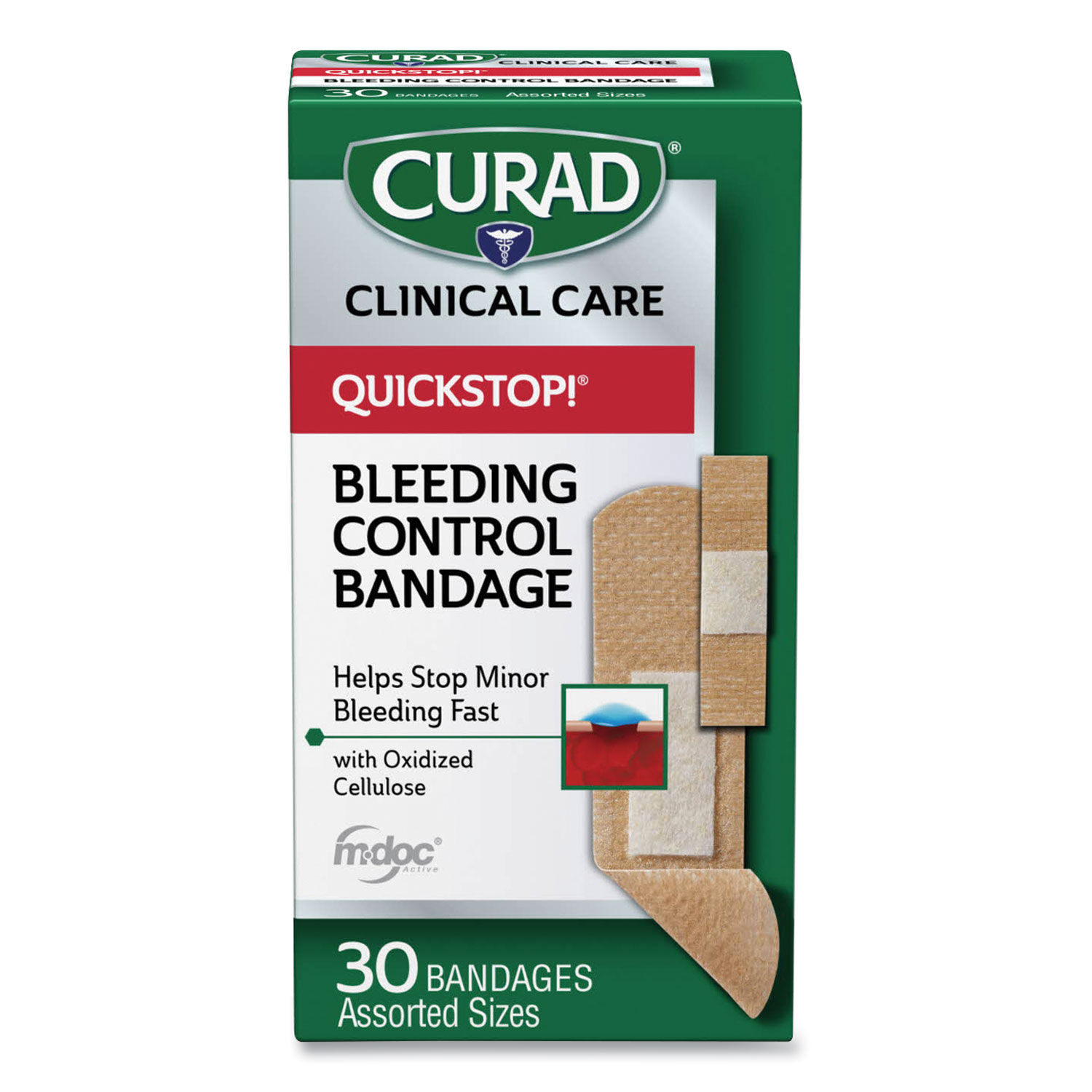 QuickStop Flex Fabric Bandages by Curadandreg; MIICUR5245V1