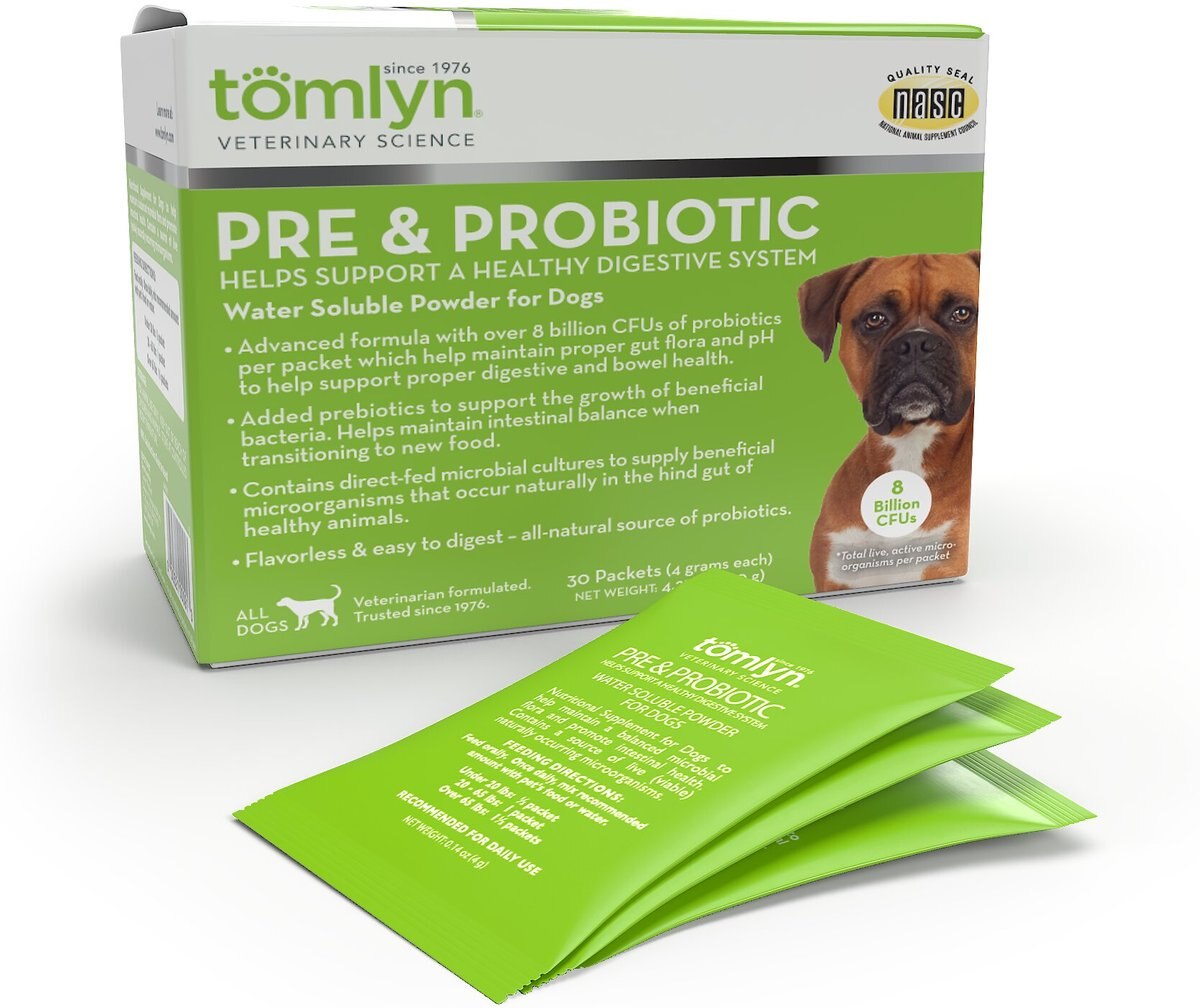 Tomlyn Pre and Probiotic Powder Digestive Supplement for Dogs