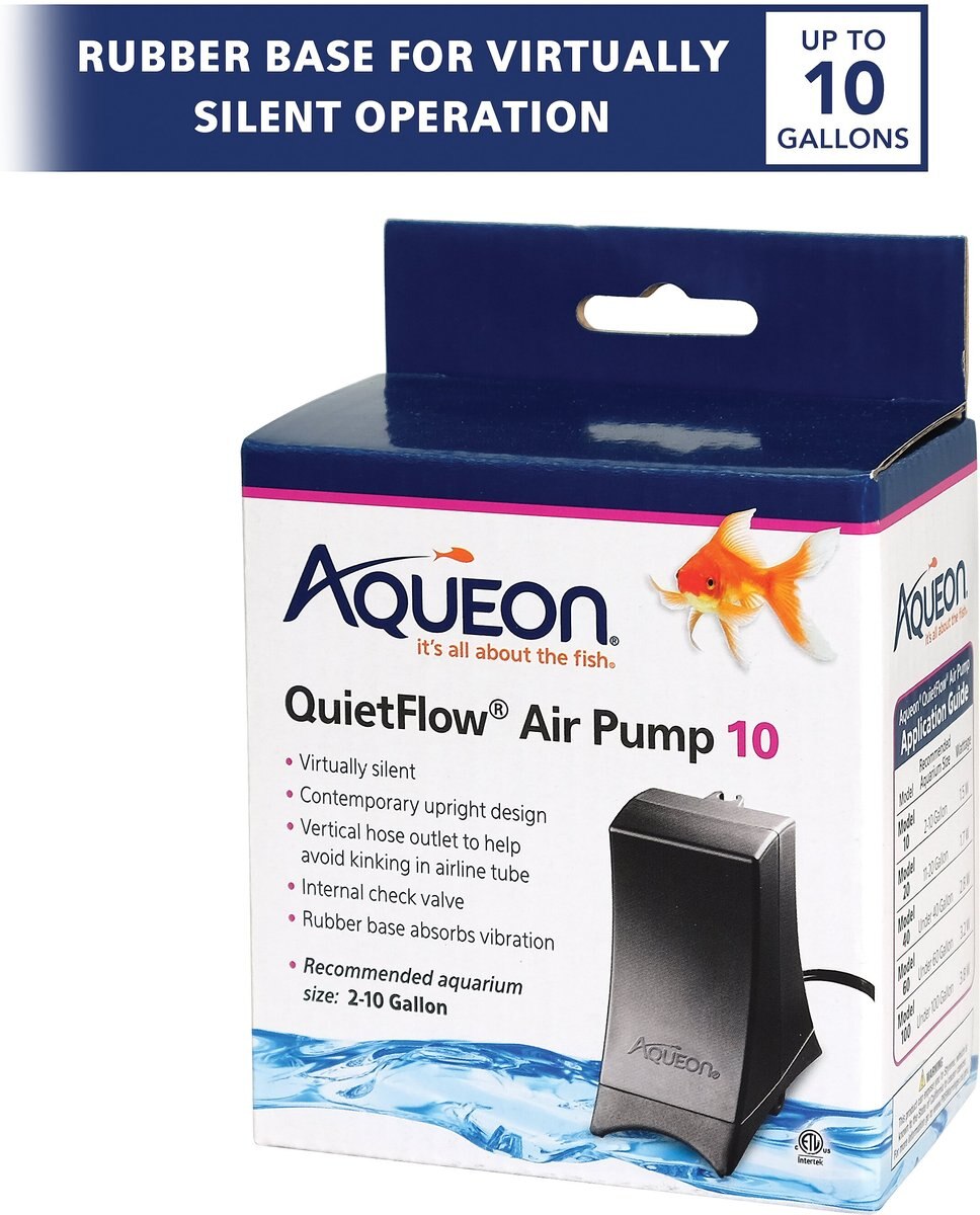 Aqueon Quiet Flow 10 Aquarium Air Pump