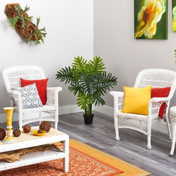 40 Philodendron Artificial Plant (Real Touch)