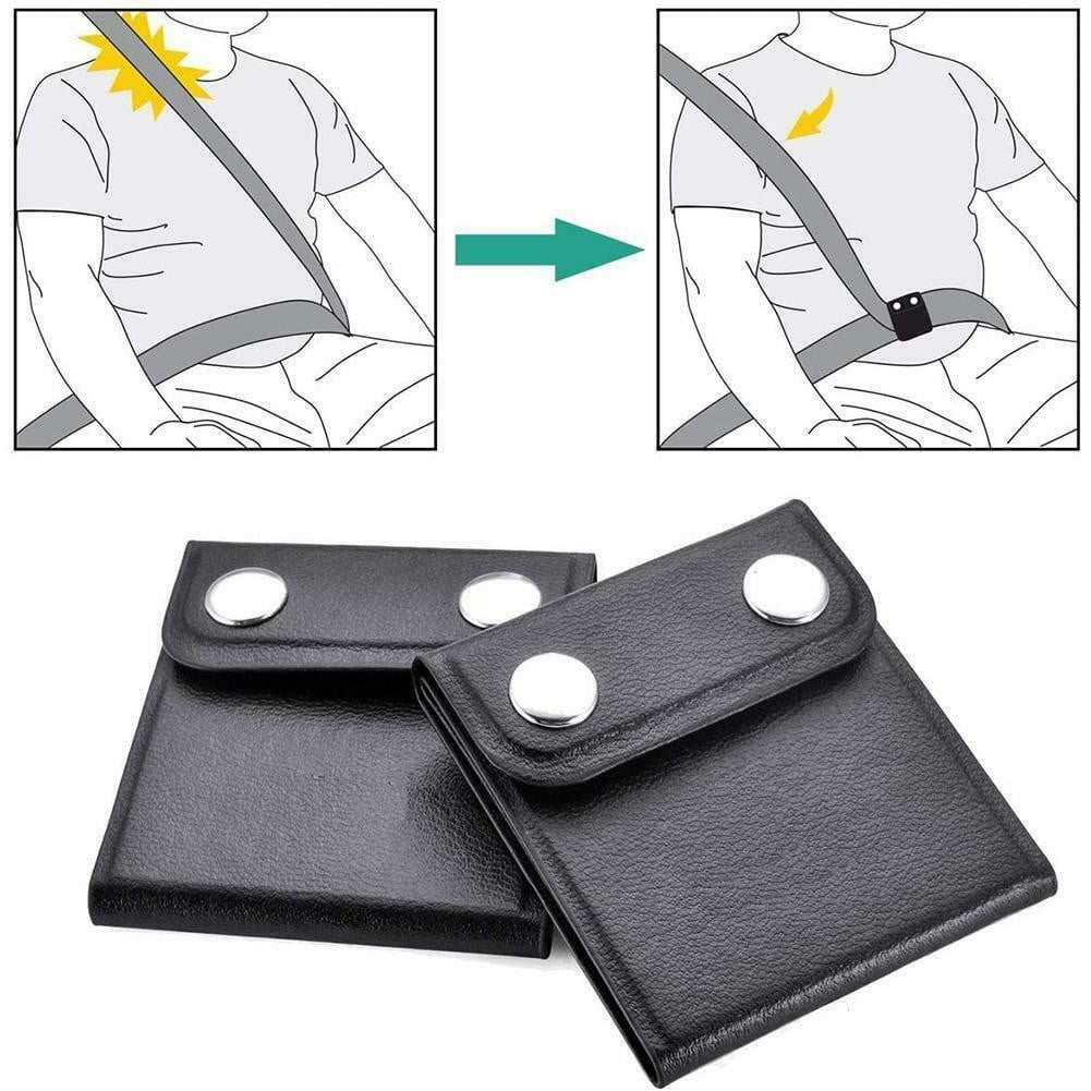 2Pcs Kit Car Seat Belt Adjuster Shoulder Neck Strap Positioner Clip Fast Ship