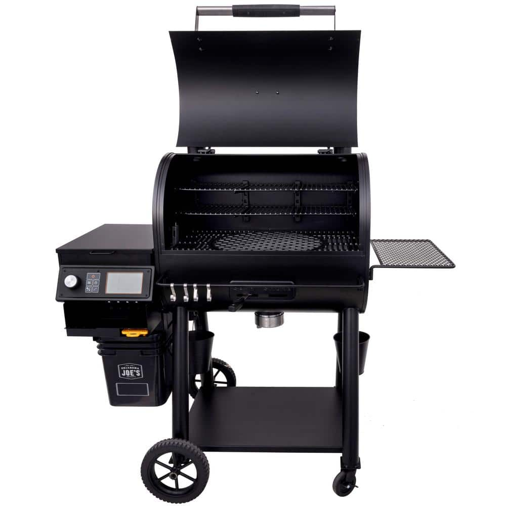 OKLAHOMA JOE'S Rider 1200 DLX Pellet Grill and Smoker in Black with 1,234 sq. in. Cooking Space 22202150