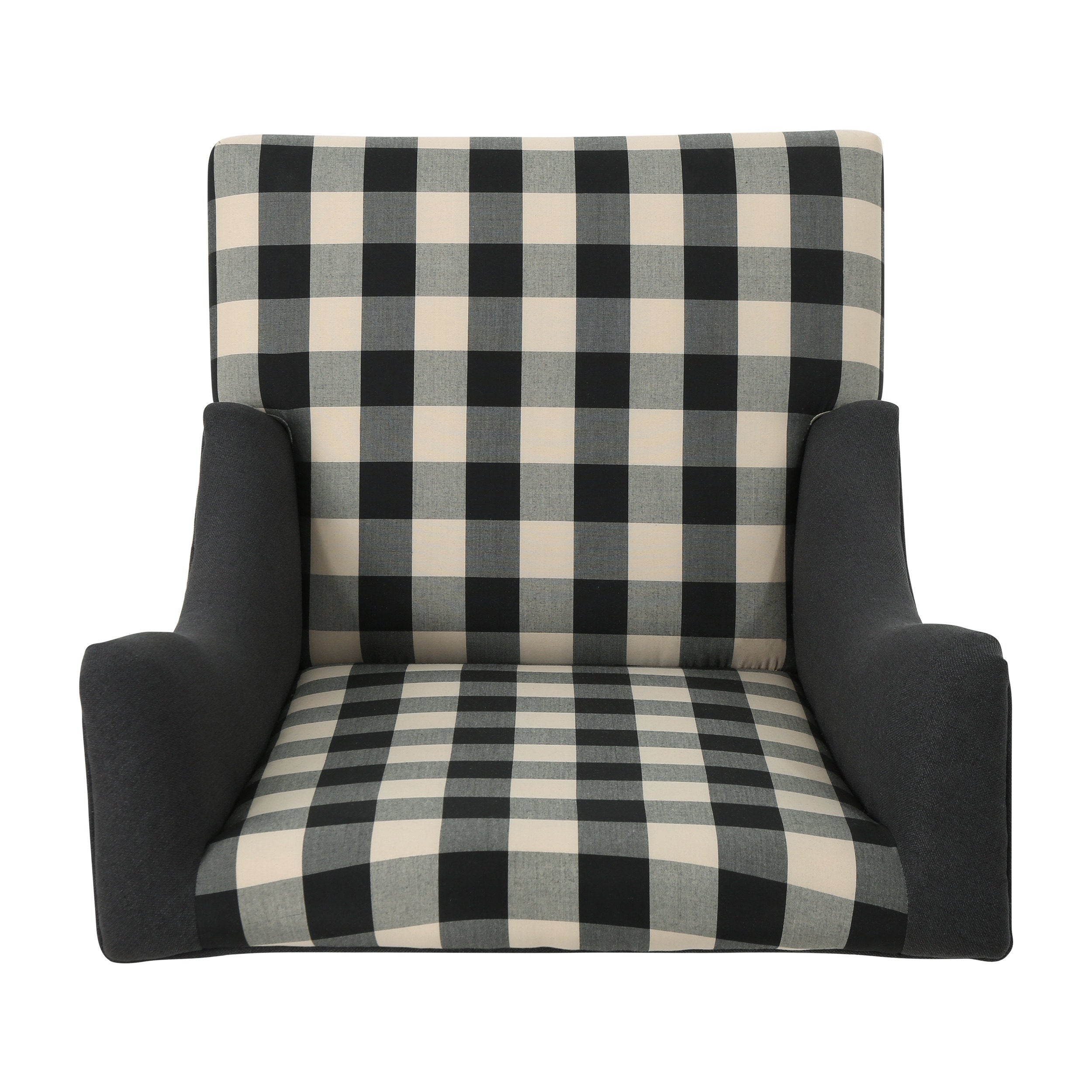 Alonso Wingback Fabric Club Chair