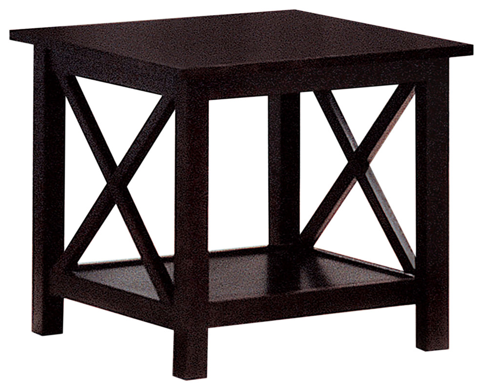 Rachelle 3 piece Occasional Table Set Deep Merlot   Modern   Coffee Table Sets   by Modon  Houzz