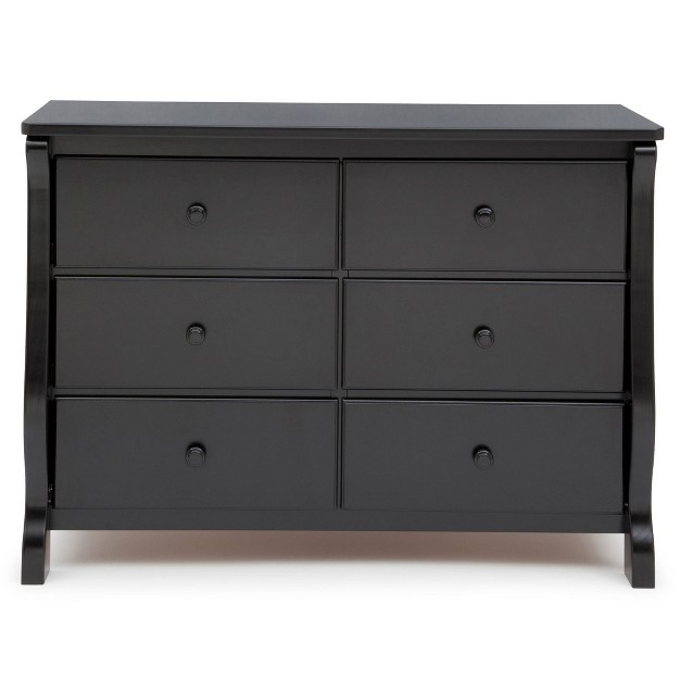 Delta Children Universal 6 Drawer Dresser With Interlocking Drawer