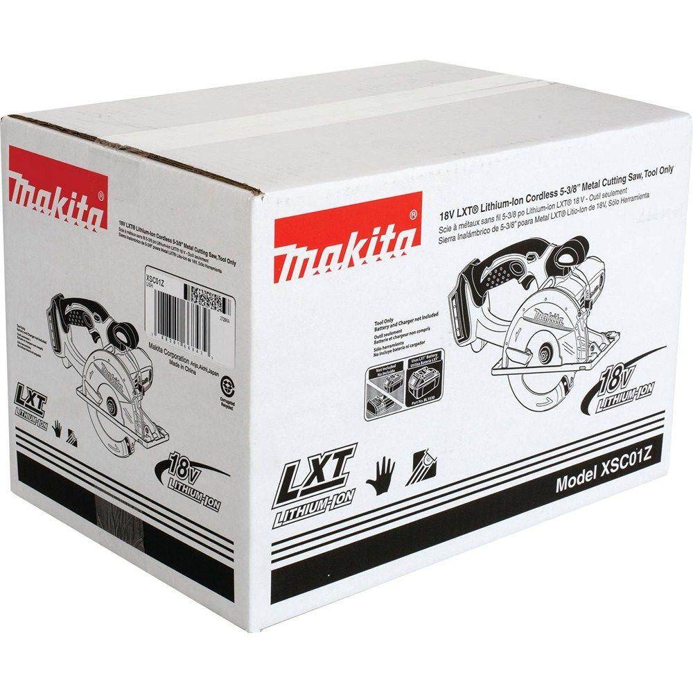 Makita 18V LXT Lithium-Ion 5-38 in. Cordless Metal Cutting Saw (Tool-Only) XSC01Z