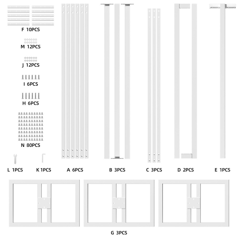 20ft x 10ft Metal Wedding Backdrop Stand Adjustable Archway Frame