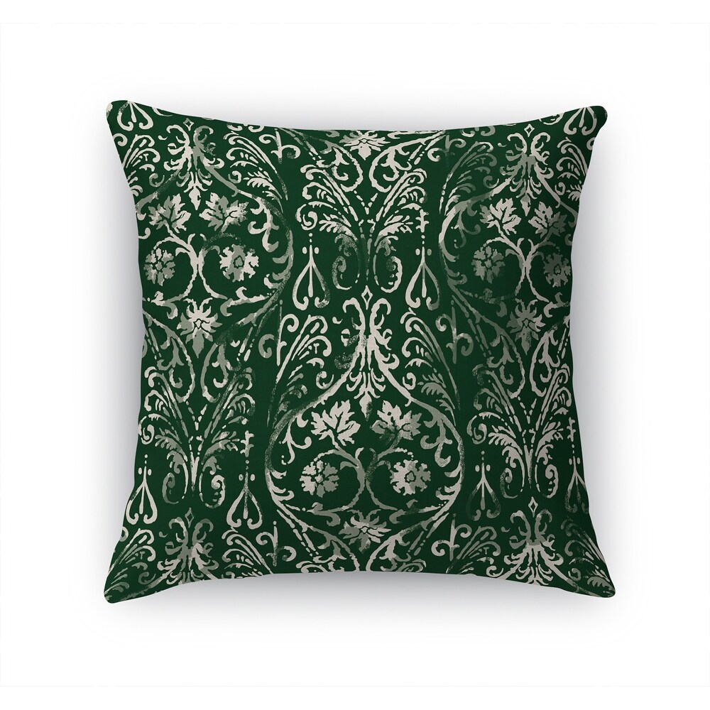 MOD DAMASK EMERALD Accent Pillow by Kavka Designs