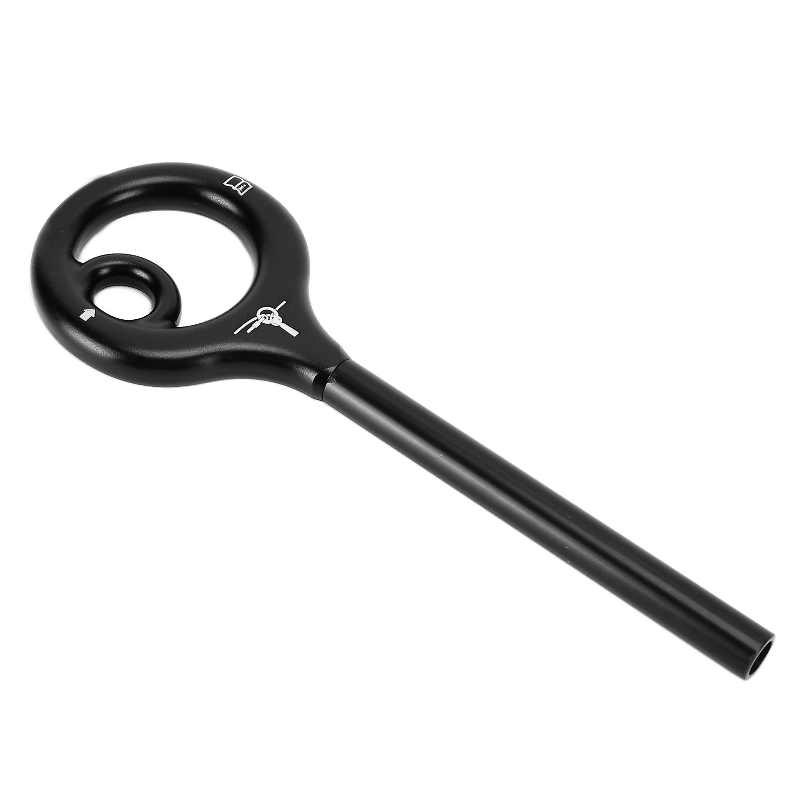 9 Shape Rigging Descender Anti Falling Outdoor Rock Climbing Speed Descent Equipmentblack