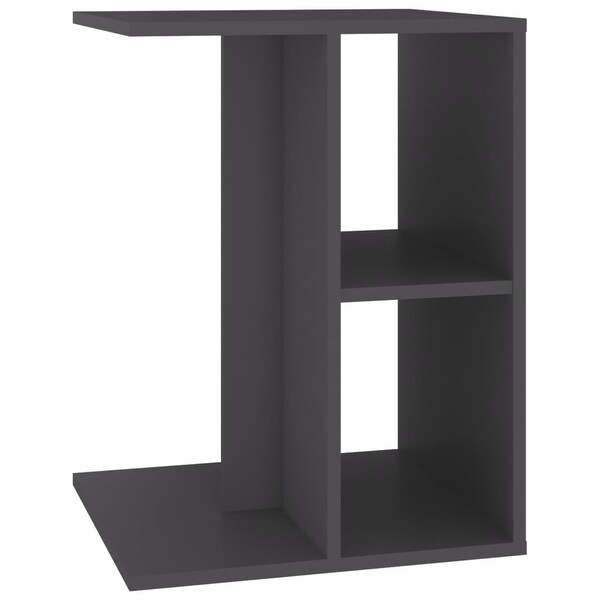 vidaXL Side Table Gray 24