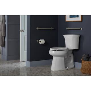 KOHLER Extra Tall Highline 2-piece 1.28 GPF Elongated Toilet in White (2.5