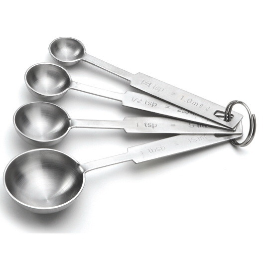 Tablecraft Premium 4 Piece Measuring Spoon Set  1 ...