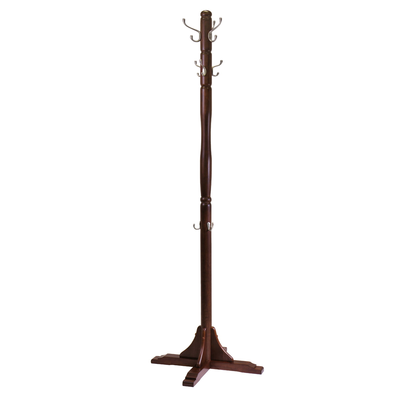 Winsome Wood Jera Coat Tree Hanger， Cappuccino Finish