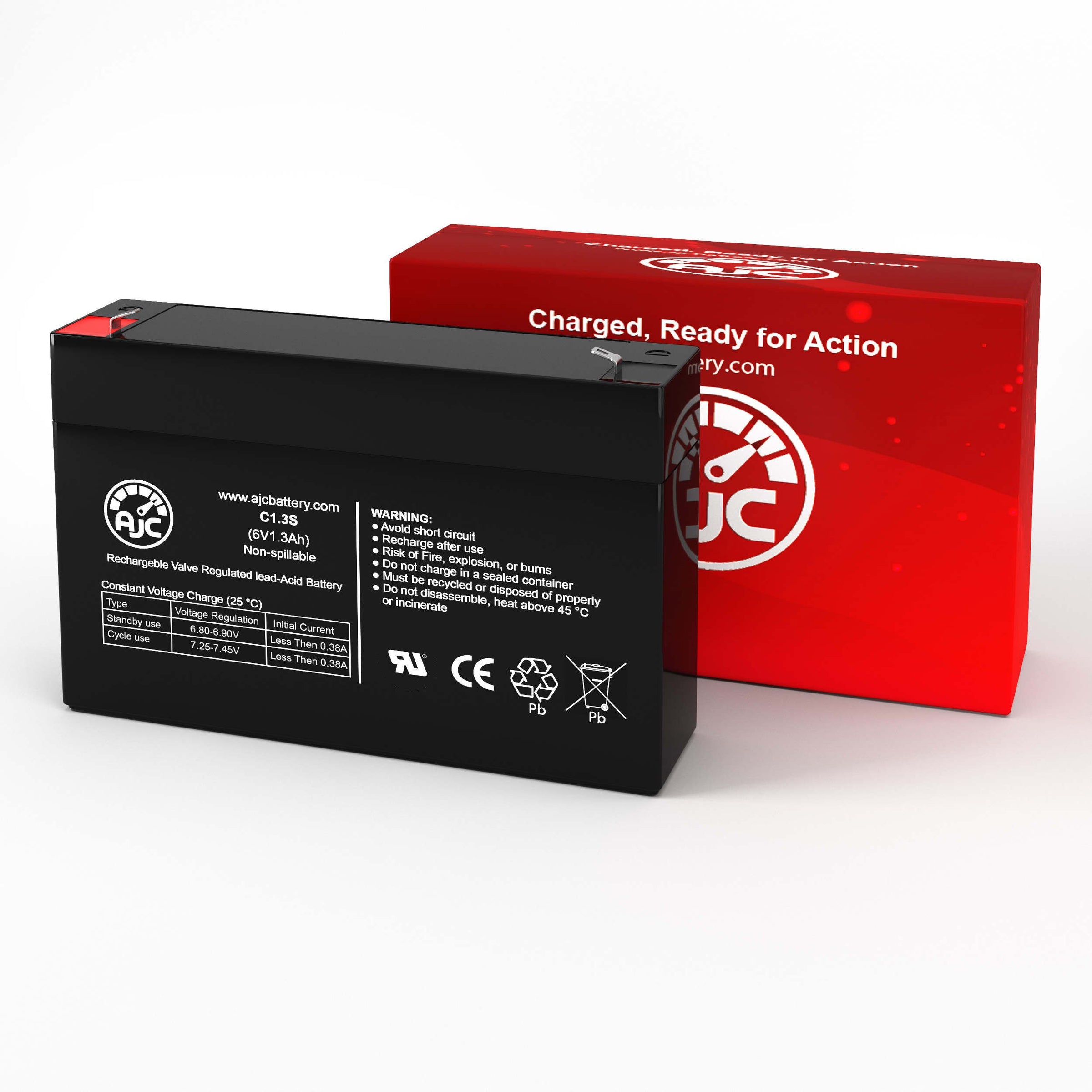 BB BP126 6V 13Ah Sealed Lead Acid Replacement Battery BatteryClerkcom Sealed Lead Acid