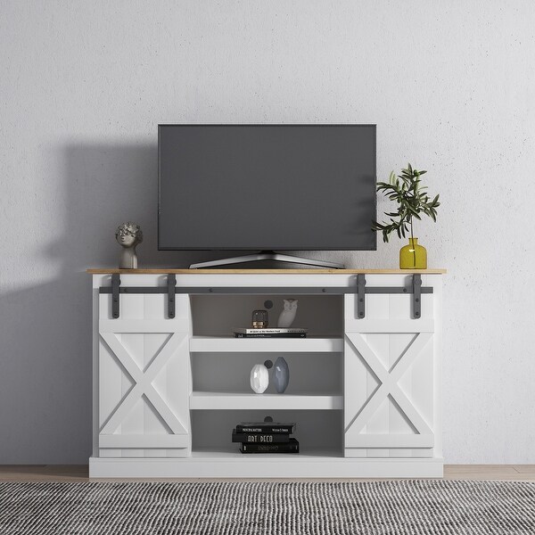 Nestfair TV Stand Storage Cabinet for TV up to 65 Inches