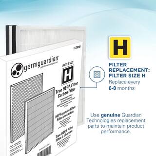 GermGuardian Hi-Performance Ultra Quiet Air Purifier with HEPA Filter for Large Rooms up to 335 sq.ft. AC9200WCA