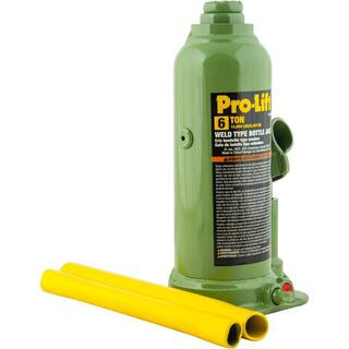 Pro-Lift 6-Ton Welded Bottle Jack with Side Pump ‎B-006W