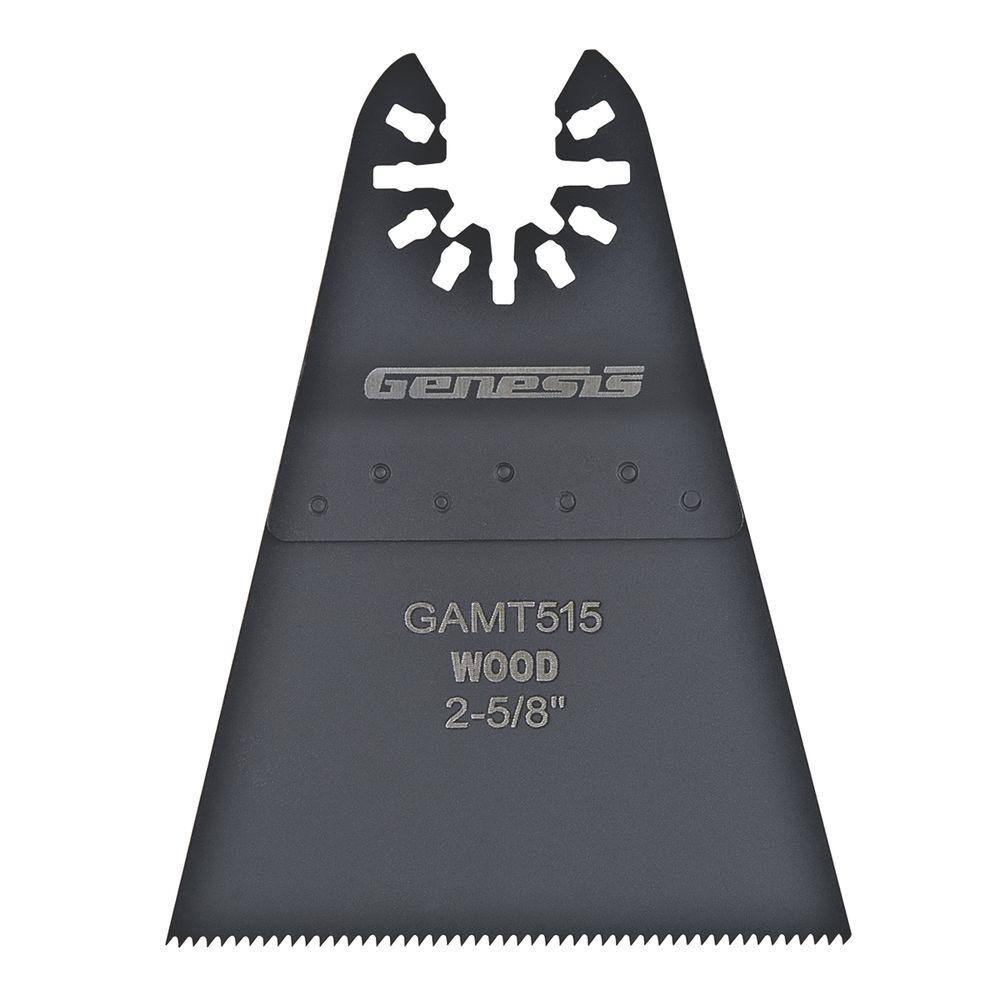 Genesis Universal 2-58 in. Quick-Fit 2-58 in. Oscillating Multi-Tool Quick-Release Wide Flush Cut Blade GAMT515