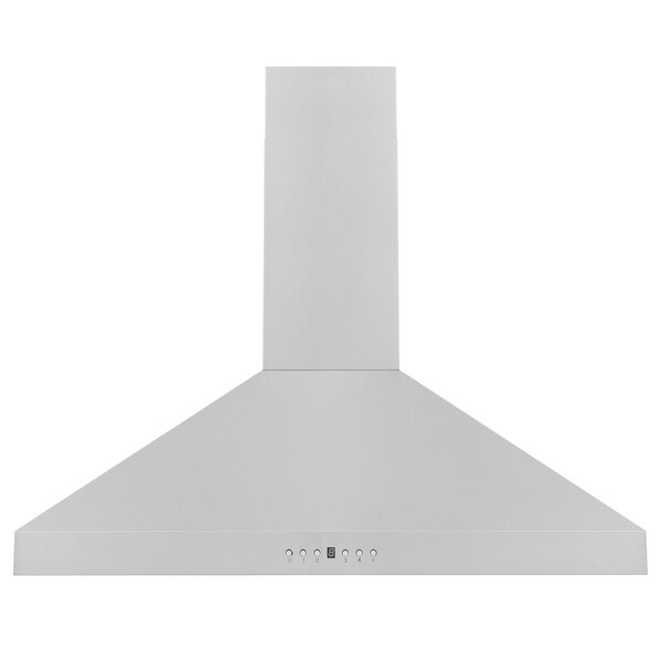 ZLINE Convertible Vent Wall Mount Range Hood in Stainless Steel.