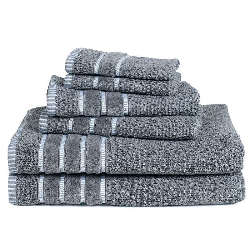 Portsmouth Home Rice Weave 6-piece Bath Towel Set