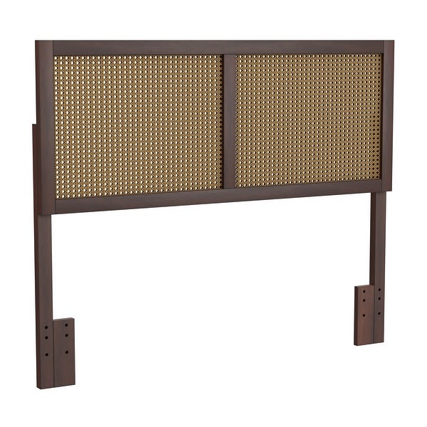 Serena Wood and Cane Panel Headboard - - 34856919