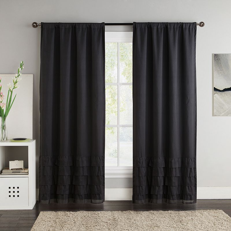 VCNY 2-pack Amber Blackout Window Curtains