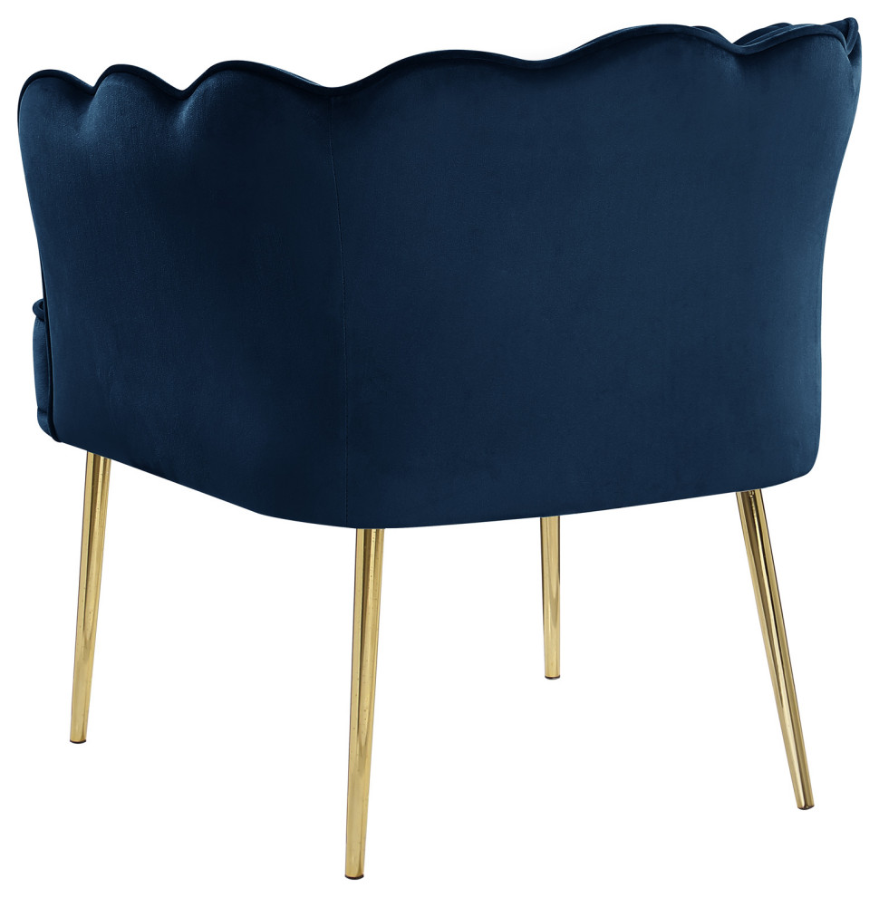 Jayleen Velvet Wide Barrel Chair   Midcentury   Armchairs And Accent Chairs   by Best Master Furniture  Houzz