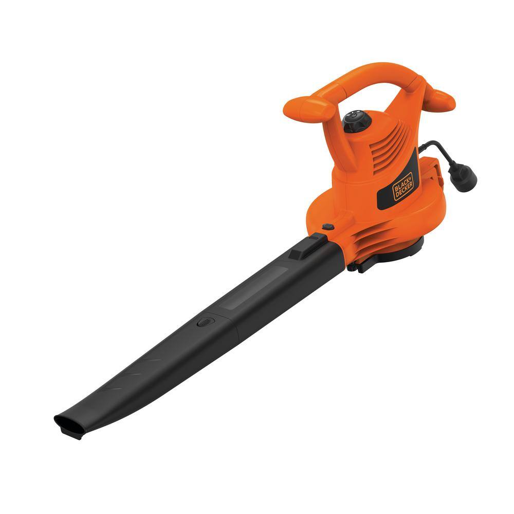 BLACK+DECKER 12 AMP 210 MPH 300 CFM Corded Electric 3-in-1 Handheld Leaf Blower Vacuum  Mulcher BV3100