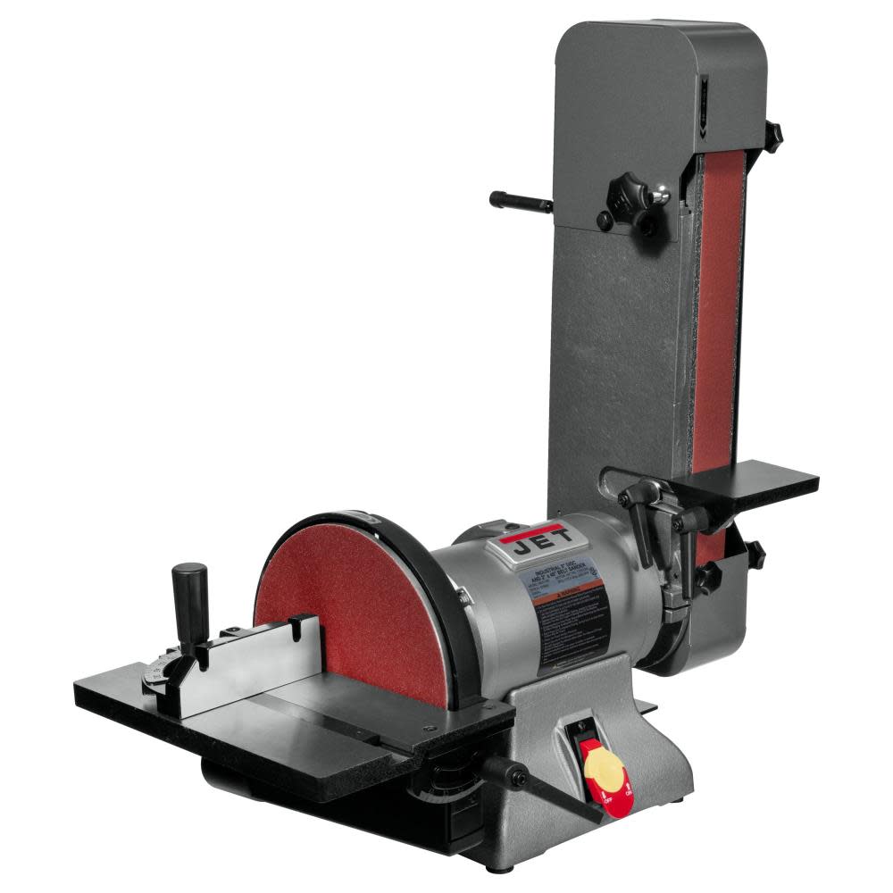 Combination Industrial 2 Inch x 48 Inch and 9 Inch Disc Grinder ;