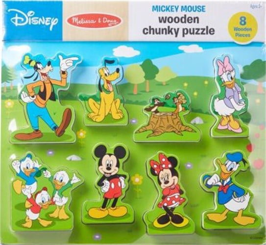 Disney Chunky Asst In Disp， PartNo 7396， by Melissa and Doug，Llc， Toys， Puzzles -