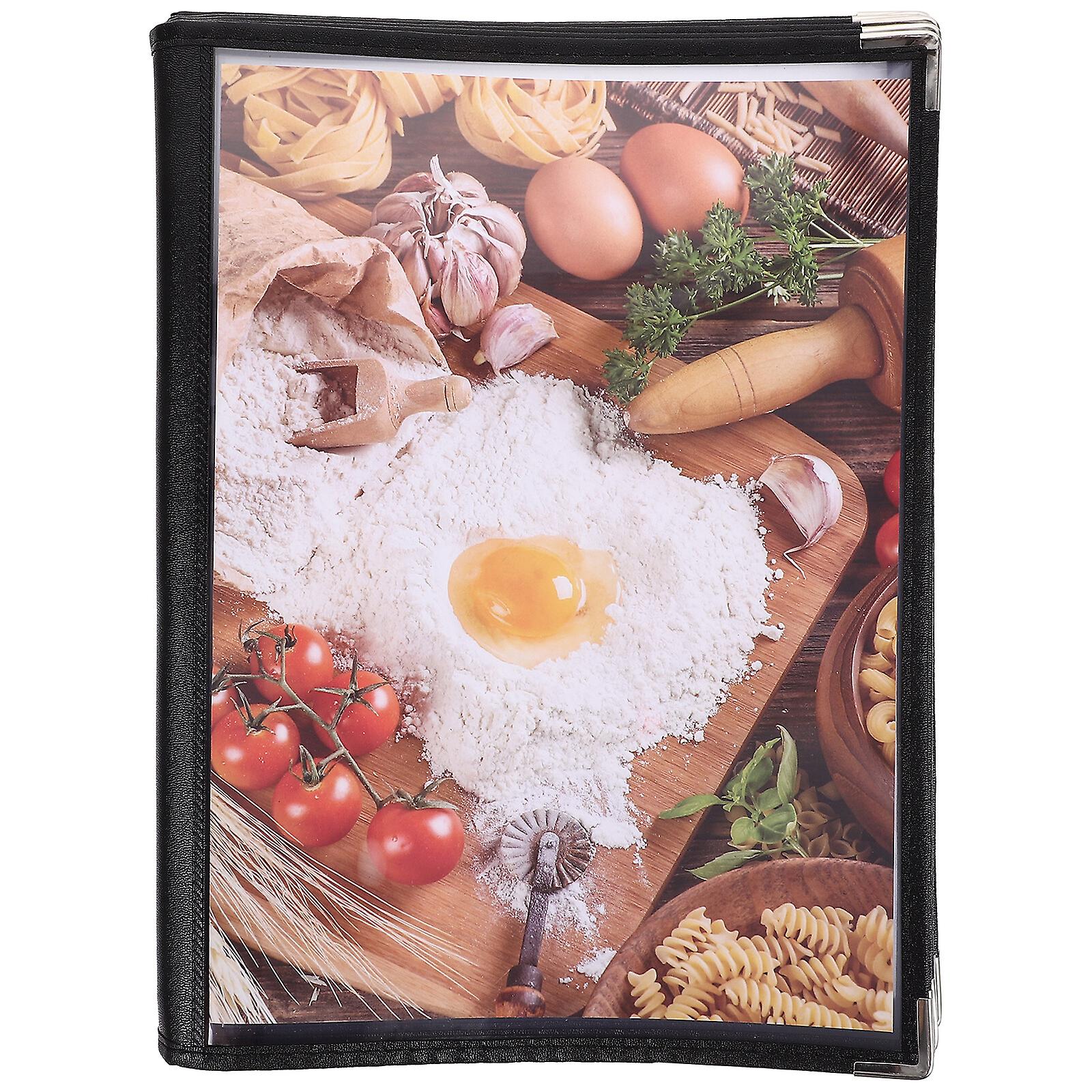 Convenient Menu Book Restaurant Menu Display Pad Restaurant Menu Leather Book