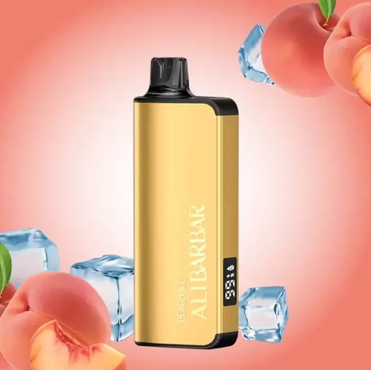🔥 Chill with Alibarbar Ingot Peach Ice – Long-Lasting 9000 Puffs!