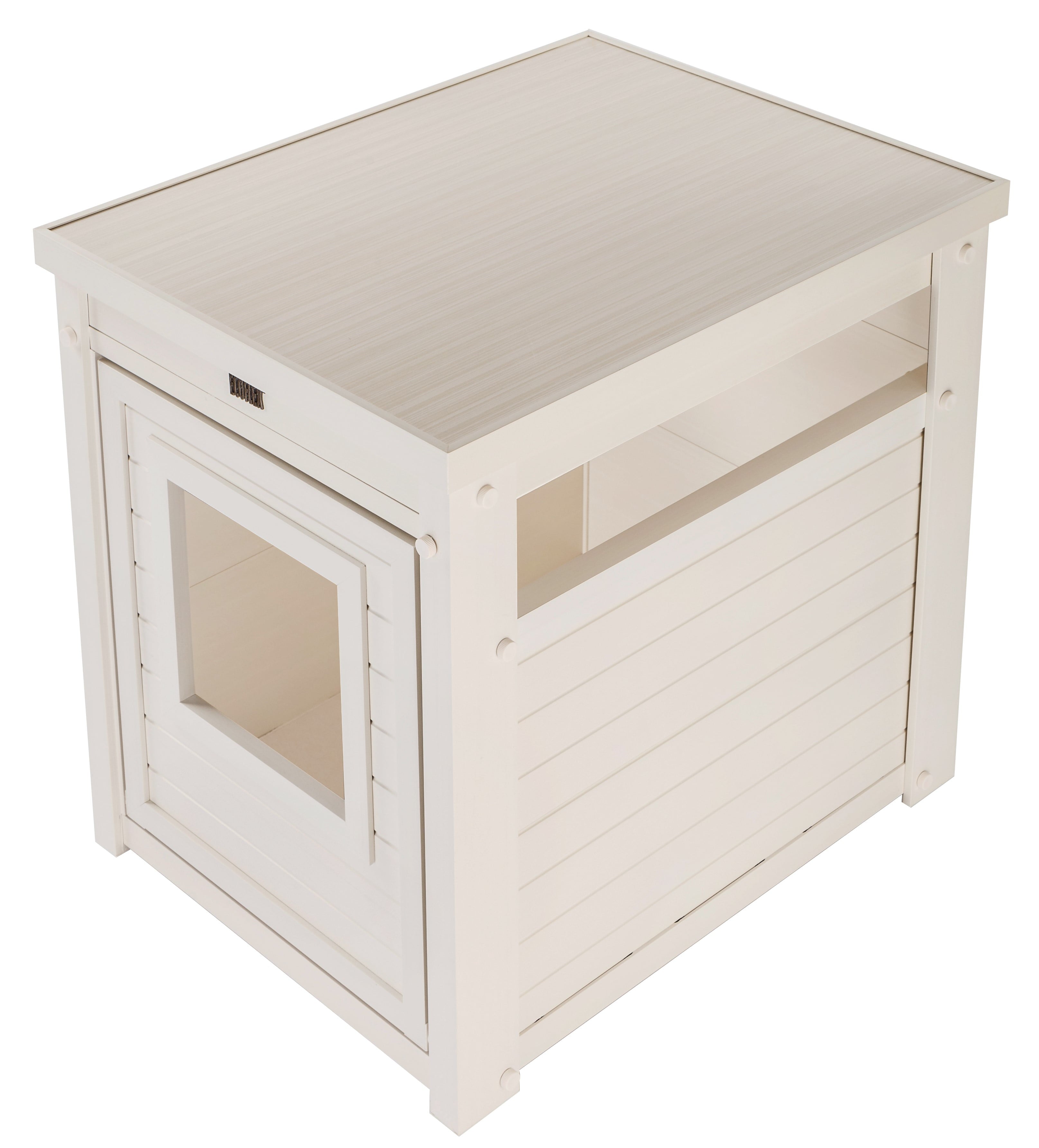 ECOFLEX Litter Box Cover End Table - Antique White