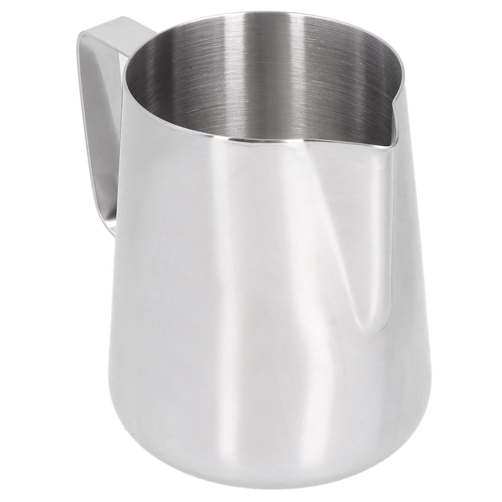 Stainless Steel Coffee Frothing Pot Multipurpose Anti Scalding Coffee Jug for Home Kitchen 600ml