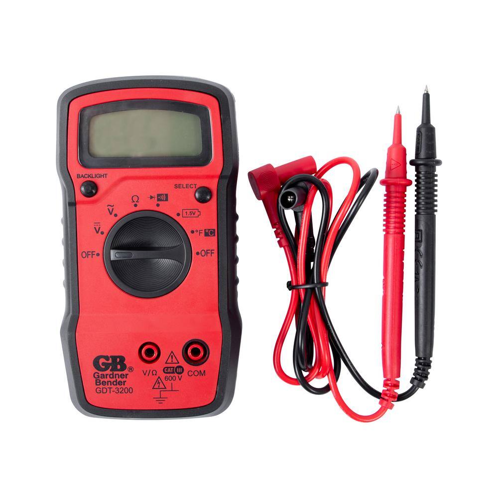 Gardner Bender 7-Functions Auto Ranging Digital Multimeter GDT-3200