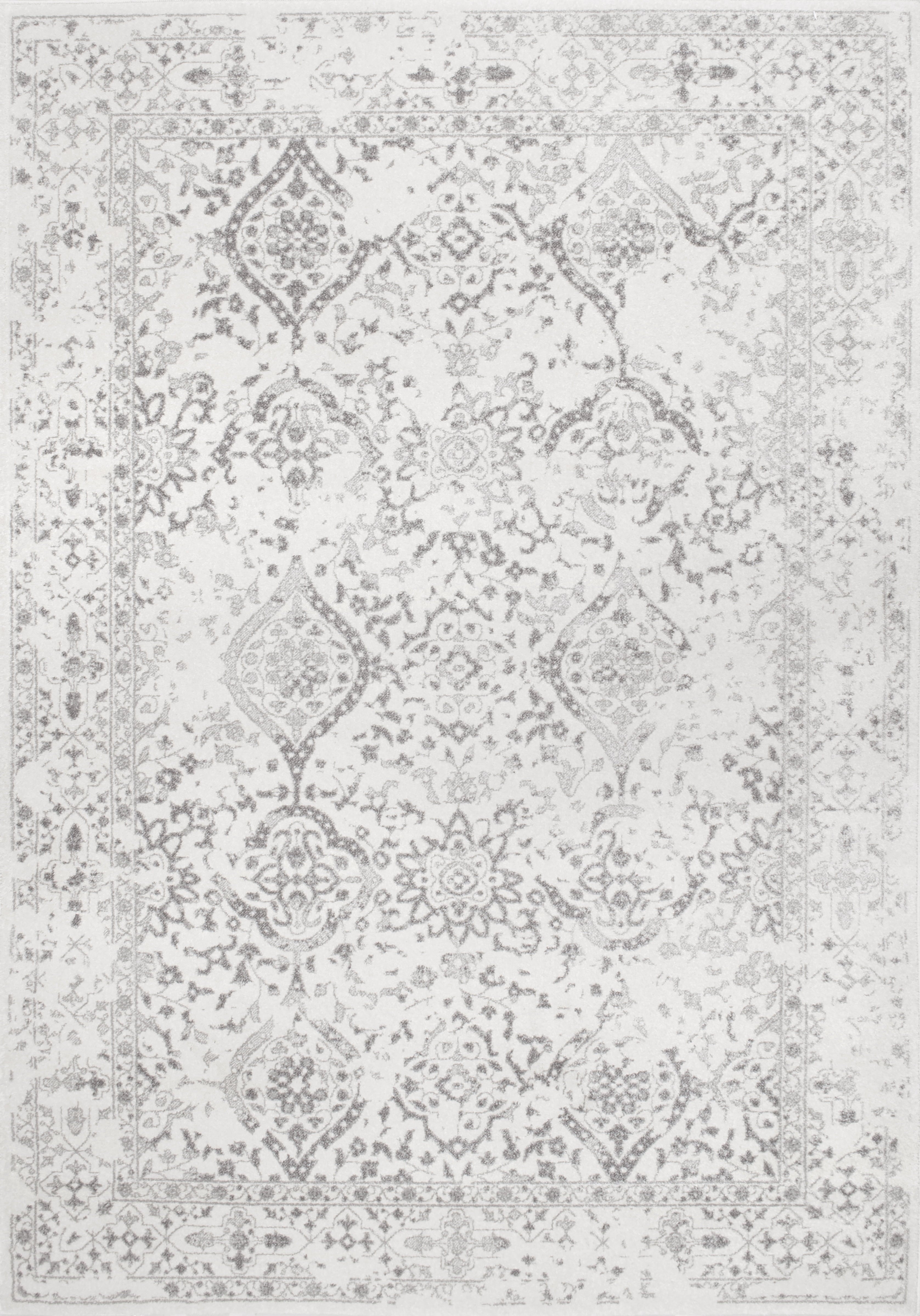 nuLOOM Vintage Abstract Transitional Area Rugs, Off-White