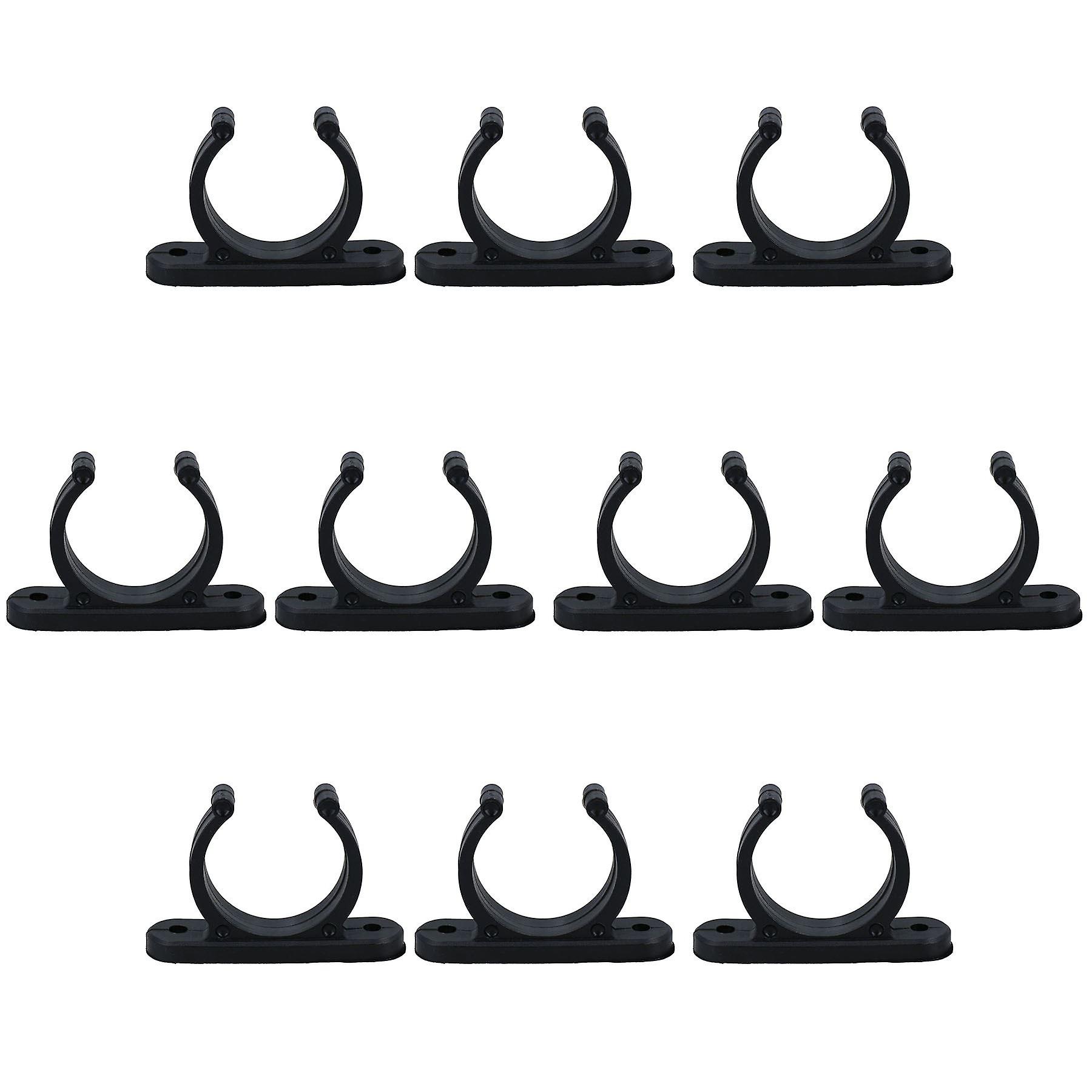 10 Pack 20mm Polyamide Tube Storage Clip Paddle Boat Hook Pole Tool Plastimo