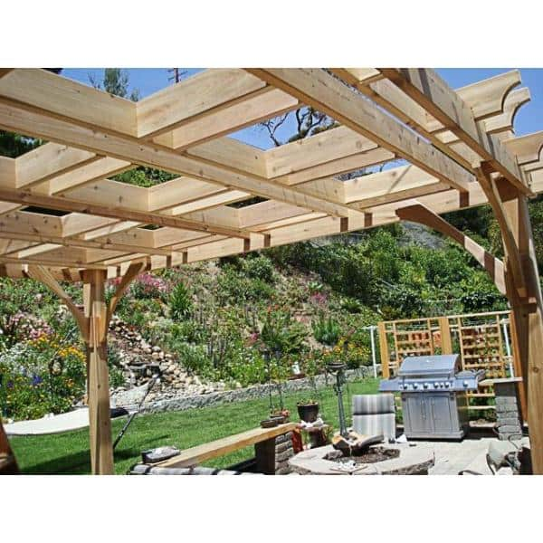 Outdoor Living Today Breeze 12 ft. x 12 ft. Cedar Pergola BZ1212