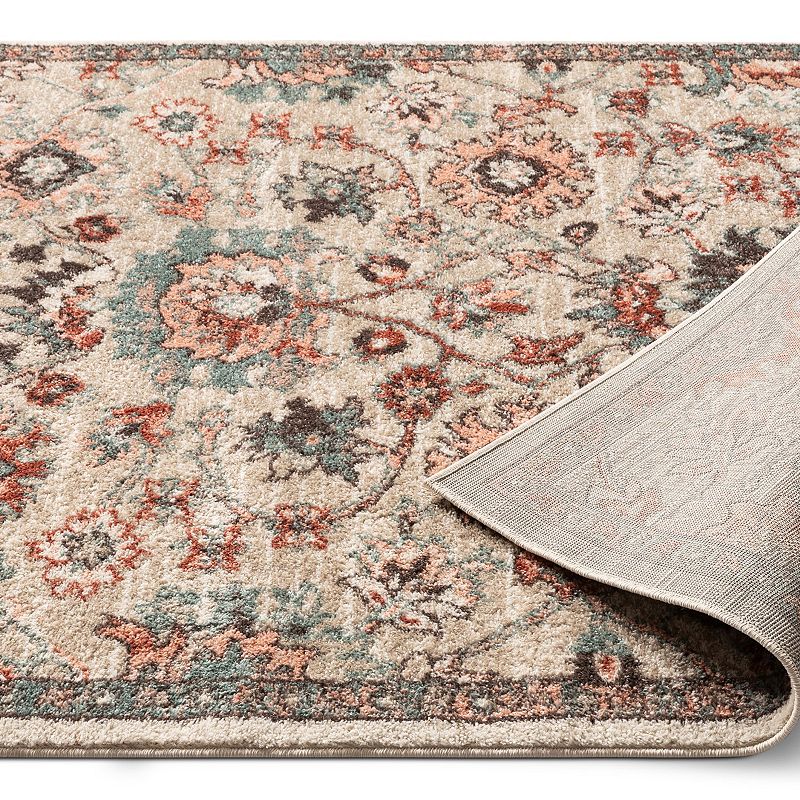 Well Woven Mystic Harper Floral Distressed Area Rug