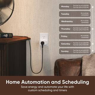 WYZE Wi-Fi Smart Plug (2-Pack) WLPP1CFH