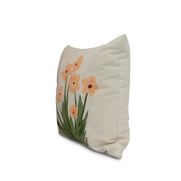 16 x 16 inch Pretty Little Flower Outdoor Pillow