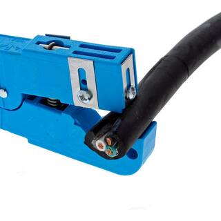 IDEAL 14 in. to 916 in. Coax Ringer Stripper Blue 45-164