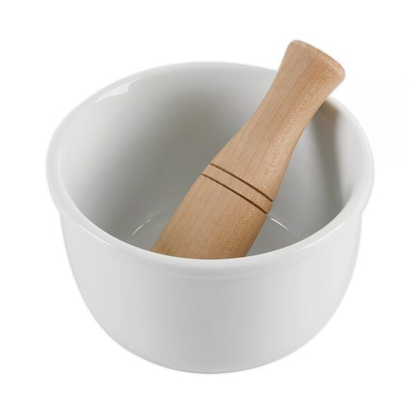 24 Ounce Porcelain Mortar and Pestle Set