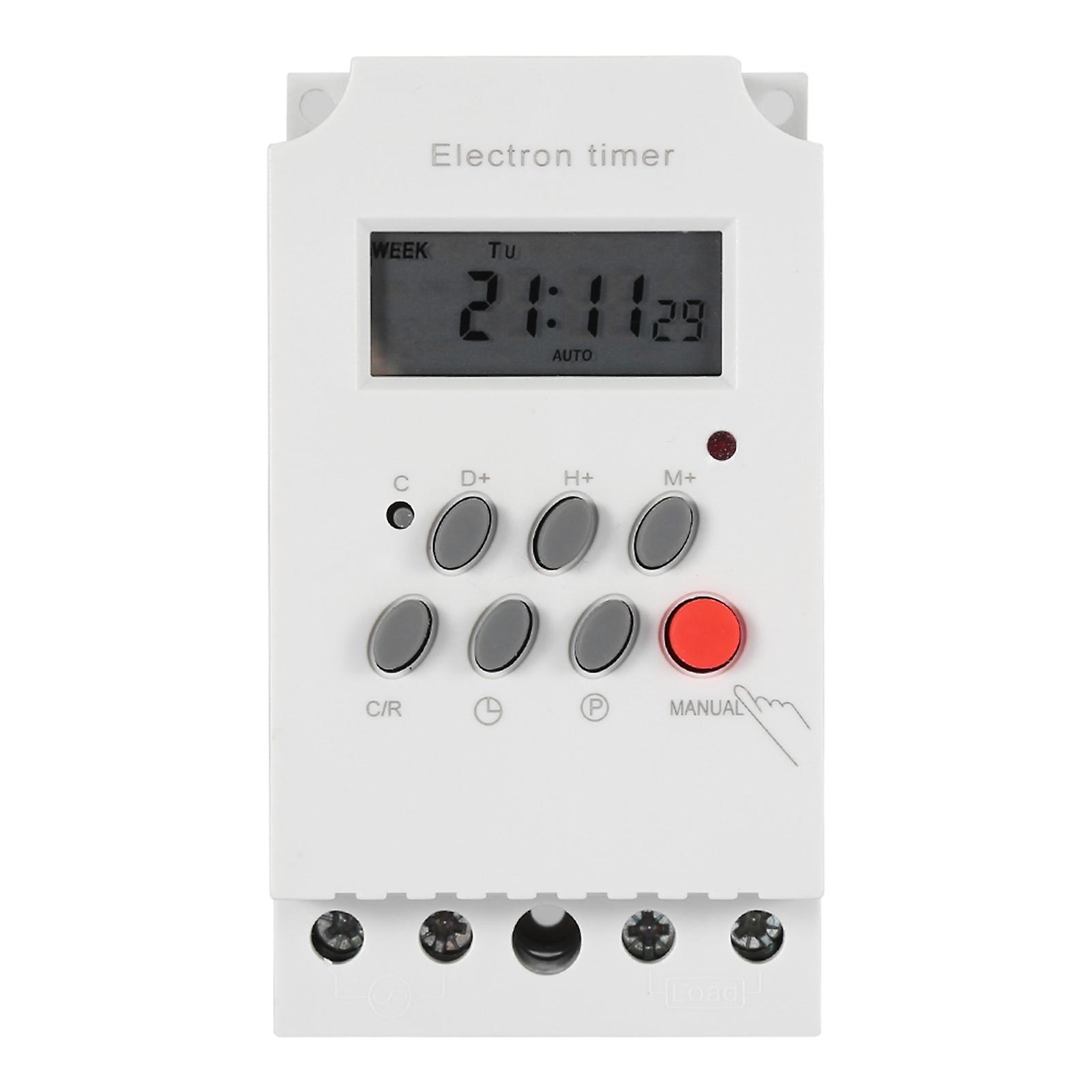 KG316T-II 30A Digital Timer Switch Programmable Electronic Time Control Switch (AC-DC 12V)