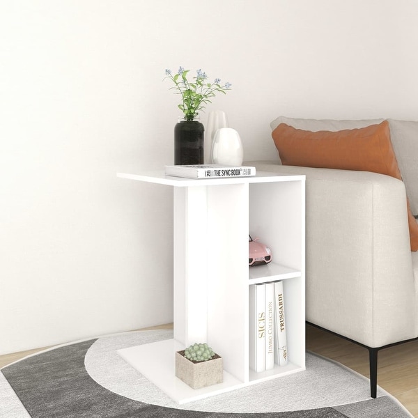 vidaXL Side Table White 24