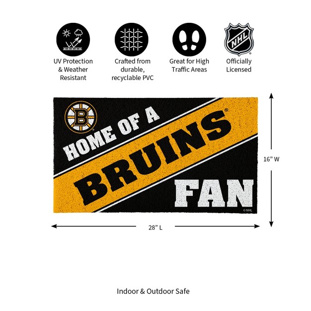 Evergreen Boston Bruins Pvc Mat Color